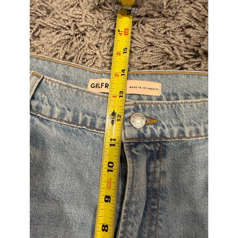 GRLFRND Denim Milla Utility High Rise Straight Leg Jean Crop Size 30 - Picture 5 of 6